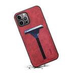 LUX Faux Leather Wallet Case - Red