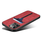 LUX Faux Leather Wallet Case - Red