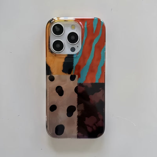 LEO Phone Case with Quad Motives for iPhone